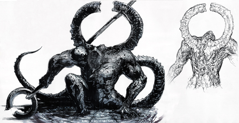 Illustration for article titled You may not Survive This Dark Souls Concept Art